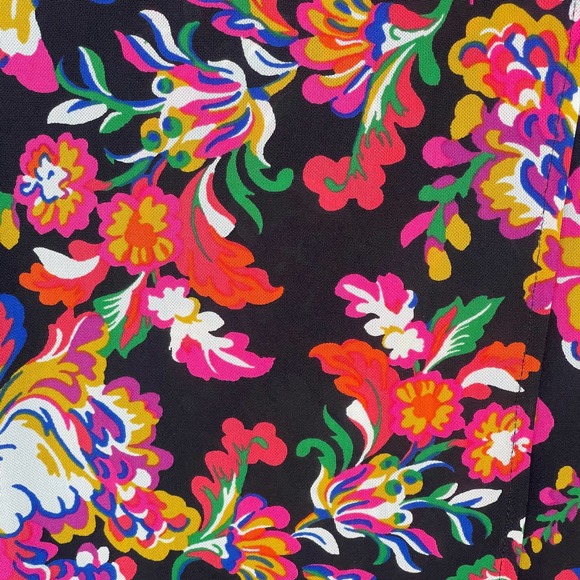 Thalia Sodi Dress Womens Plus Size 2X XXL Multicolored Floral Cold Shoulder - Picture 4 of 14